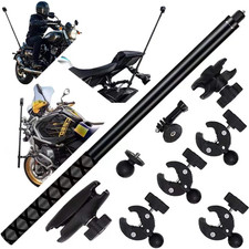 Motorcycle Camera Mount with 78.7" Selfie Stick for Insta360 X5 X4