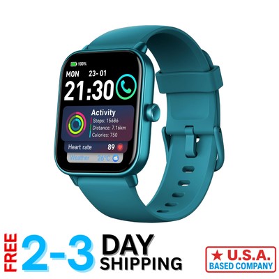 1.8'' HD Smart Watch with Alexa &  Waterproof Fitness Tracking for All