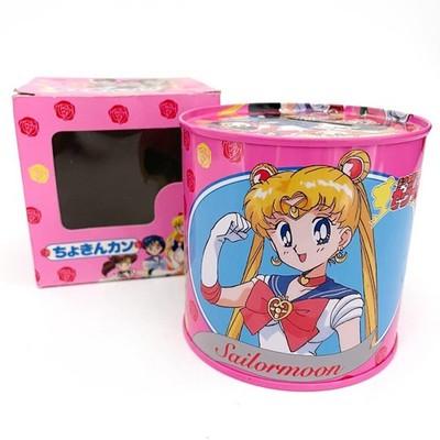 Vintage! Sailor Moon S Chokin Kan Sparschwein Dose Kleinartikel Etui