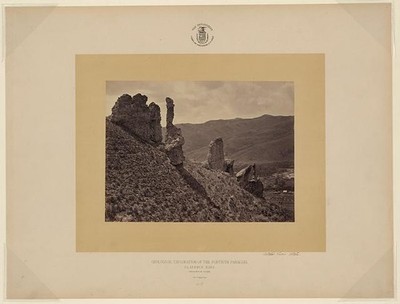 Photo:Witches Rocks,Utah,UT,1869,T O'Sullivan,Calrence King
