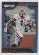 2019 Panini Prizm Draft Blue Prizm Sony Michel #88 3e3