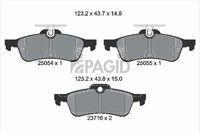Pagid Bremsbelagsatz Scheibenbremse T2193N FüR Honda Civic IX FK Tourer Vtec FK1