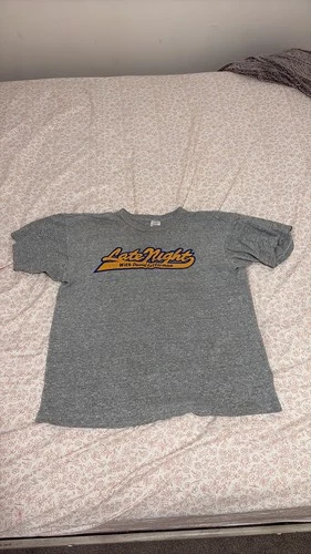 Vintage 1980s Champion Late Night With David Letterman T-Shi 1980s vintage concert t-shirt, vintage, single stitch, B+ condition