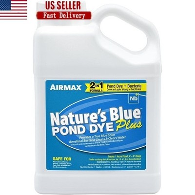 Pond Dye Plus Water Clarity Enhancer Bacteria Treatment Ponds Lakes