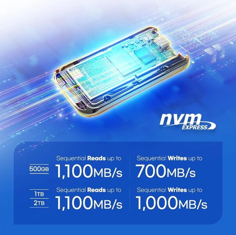 imation Portable SSD i9, External Solid State Drive, Speeds Up to 1,100MB/s - Image 4 of 4