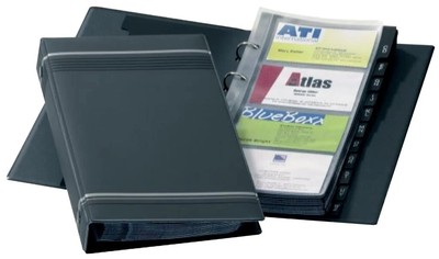 1-20x DURABLE Visitenkarten-Ringbuch VISIFIX, schmal, anthrazit SPARE BIS ZU 31%