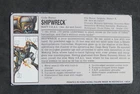 Shipwreck File Card Gi Joe Vintage DC