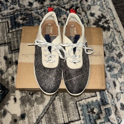 Toms Cabrillo Birch Canvas Knit Sneakers Womens Size W8