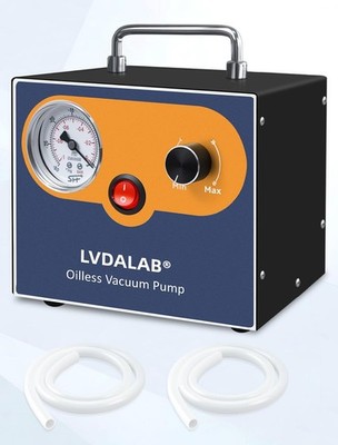 Silicone Hoses Vacuum Pump LVDALAB Oilless Portable