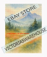 500 piece jigsaw puzzle Mountain calm horizon