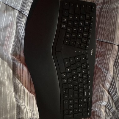 Nulea HD315 Wireless Ergonomic Full-Size QWERTY English Keyboard Wrist Rest