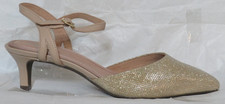 ROCKPORT WOMENS SHOE US 9.5 M NUDE TM KALILA TWO PIECE STRAP HEEL CJ1926 NEW NIB