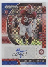2020 Panini Prizm Draft Picks Red White & Blue 77/99 Anfernee Jennings Auto 0dp1