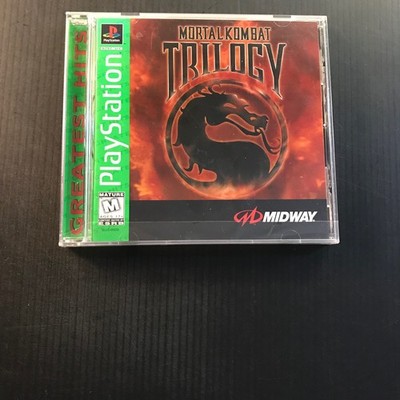 Mortal Kombat Trilogy Greatest Hits PlayStation 1 Video Game Fighting Classic