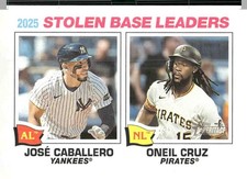 2026 Topps Heritage #4 2025 Stolen Base Leaders