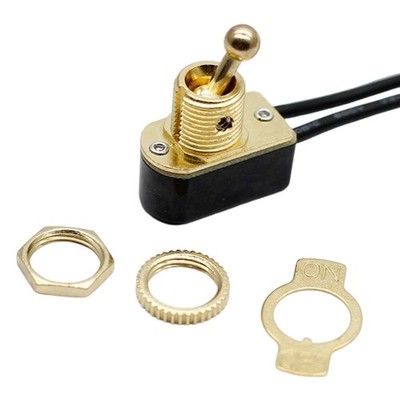 AC 250V 6A On/Off Prewired Standard Toggle Switch With Wire Cable MT-2021 SPST