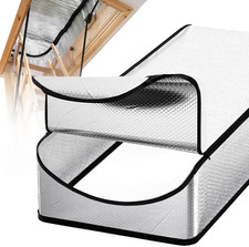 Attic Door Insulation Cover, 25In X 54In X 11In, Attic Tent Insulation Cover wit