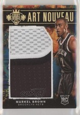 2014 Panini Court Kings Art Nouveau Jerseys Numbers Prime 20/25 Markel Brown 1yj