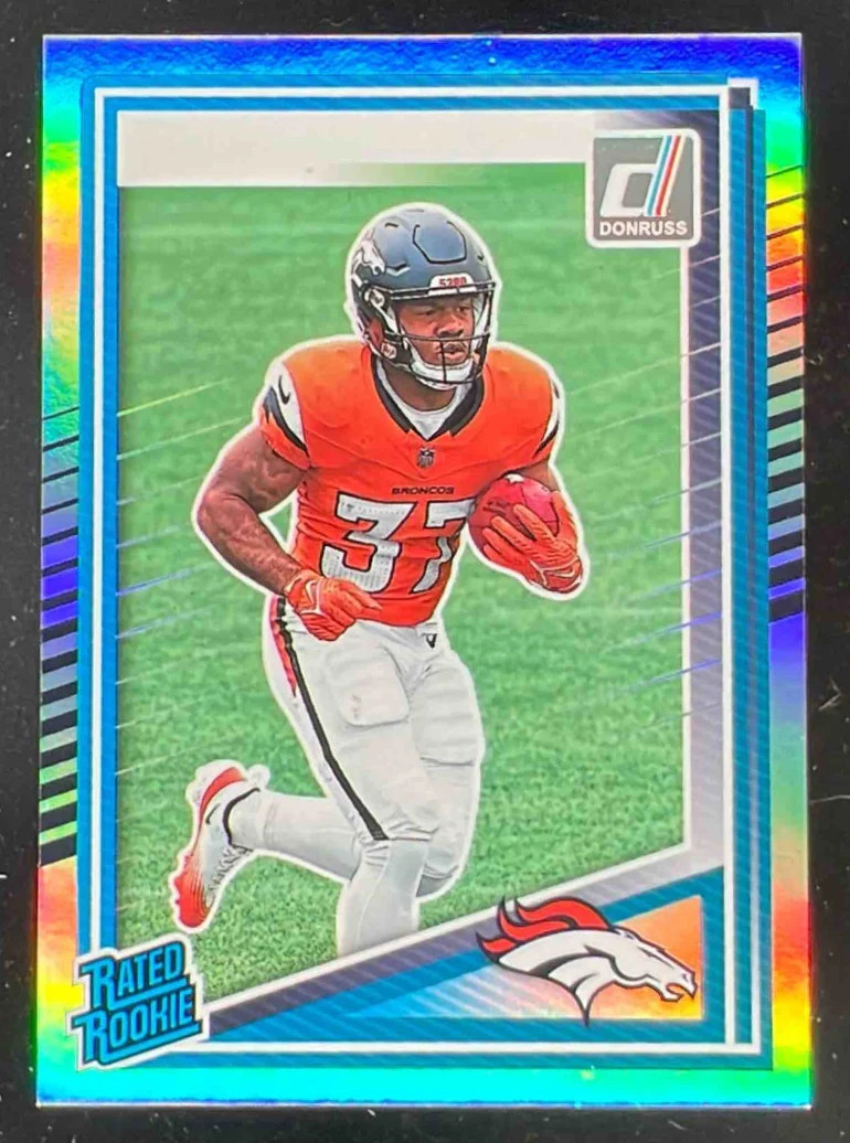 2025 Panini Donruss Optic Rated Rookies Preview Holo #312 RJ Harvey RC