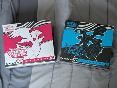 #ad ✨Pokemon Black Bolt and White Flare Elite Trainer Box ETB Set of 2✨ $305.99