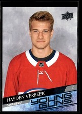 2020-21 Upper Deck Young Guns Hayden Verbeek Rookie Montreal Canadiens #714