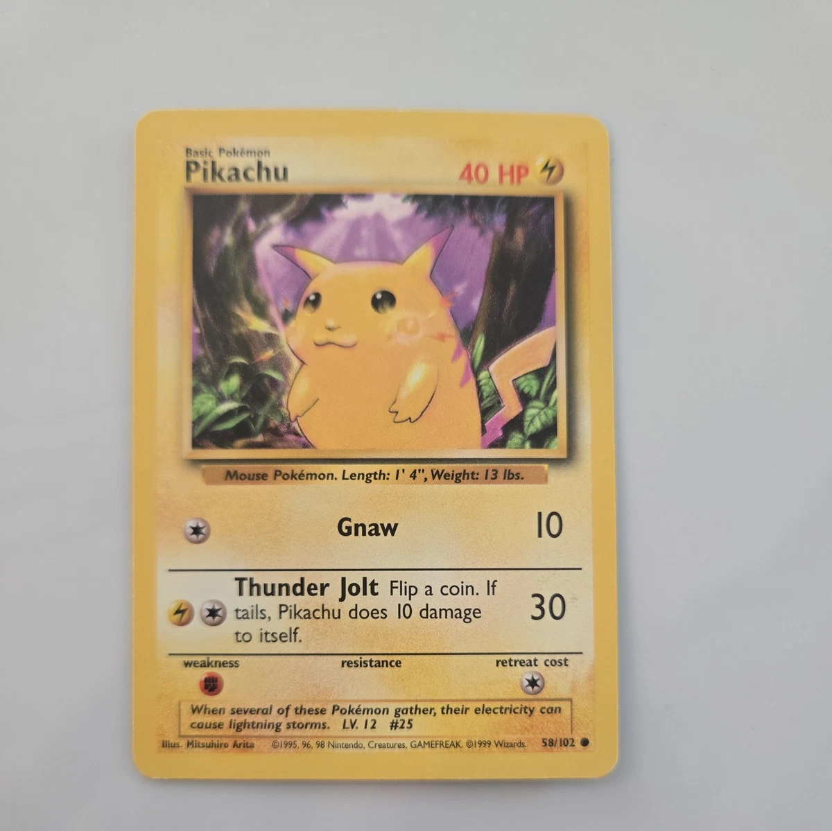 Pokémon Pikachu Pokémon TCG Base Set 2 Individual Collectible Card