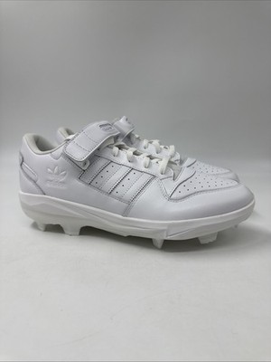 Adidas Forum TPU Baseball Cleats BSB Triple White JR9613 Men s Size 12