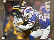 Eric Rowe HUGE 30x36 Steelers 1 OF 1 Un-Signed Photo -Team Photographer COA