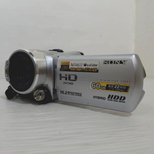 Sony HDR-SR11 Handycam HD Camcorder 10.2 MP Video Camera Silver Working Used - Picture 1 of 11