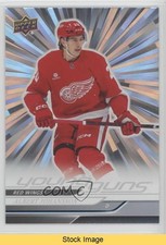 2024-25 Upper Deck Series 2 Young Guns Outburst Albert Johansson #475 READ 1qu7