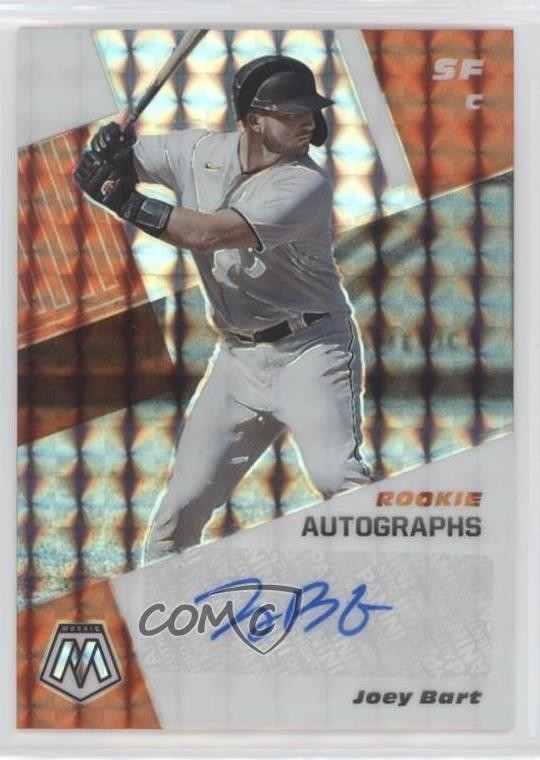2021 Panini Mosaic Rookie Mosaic Joey Bart #RAM-JB Auto RC 0c6