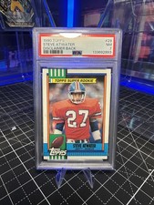 1990 Topps - Steve Atwater #29 Disclaimer Back / Denver Broncos / PSA 7