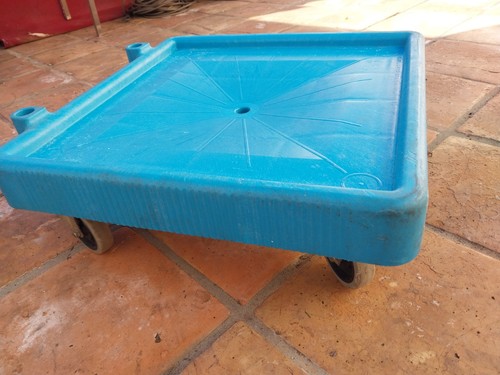 E-Z Glide Blue Warewashing Rack Dolly