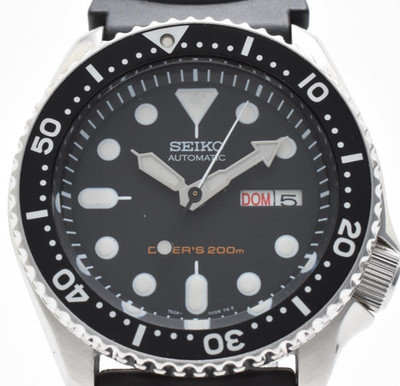 [NEAR MINT] SEIKO SKX007 7S26-0020 Divers Black Boy Automatik Herrenuhr JAPAN