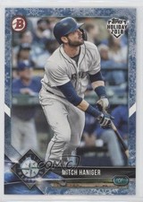 2018 Topps Holiday Bowman White Snow 11/50 Mitch Haniger #TH-MH 1p5