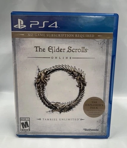 The Elder Scrolls Online Tamriel Unlimited PS4 - Tested & Working