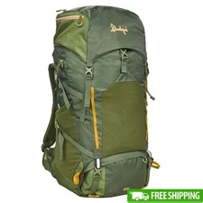 65L Backpacking Pack Adjustable Straps Compression Side Pocket Trekking Poles US