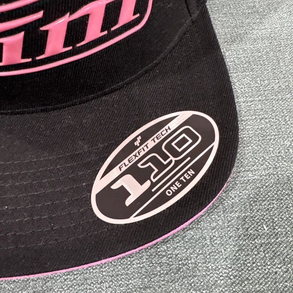 KLIM CORP HAT SNAPBACK KLIM SNOWMOBILE HAT PINK KLIM LOGO HAT USED - Image 2 of 4