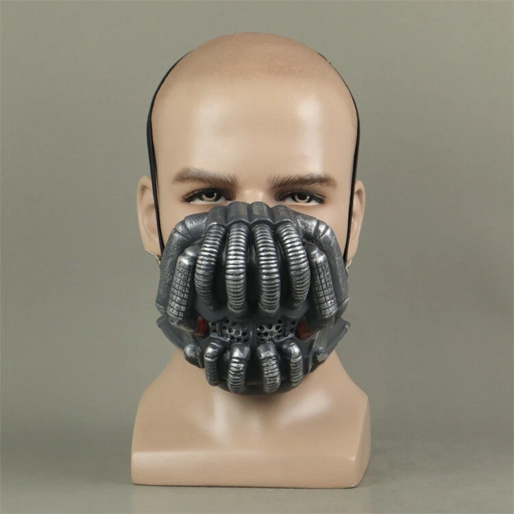 Máscara de Anime Bane Caballero Oscuro Máscara de PVC Halloween Juegos con disfraces Accesorios de Disfraz Foto 3 de 4