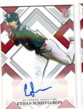 2023 Leaf Perfect Game Ethan Schiefelbein Red Shiny RC Auto 1/1