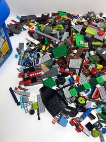 LEGO Storage Box from 6161 + Bulk 2.5+ LBS Pounds of Chima bricks, plates, boats