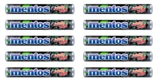 MENTOS LICORICE & MINT - 10x37.5G = 375G - LIMITED SUMMER FLAVOUR - CHEWY CANDY