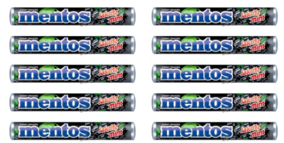 MENTOS LICORICE & MINT - 10x37.5G = 375G - LIMITED SUMMER FLAVOUR - CHEWY CANDY