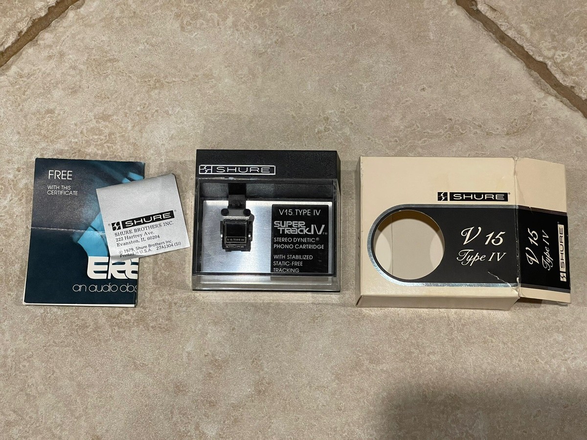 Shure V15 Type IV Cartridge W/ Original Box | eBay Shure V15 Type IV Cartridge W/ Original Box | eBay