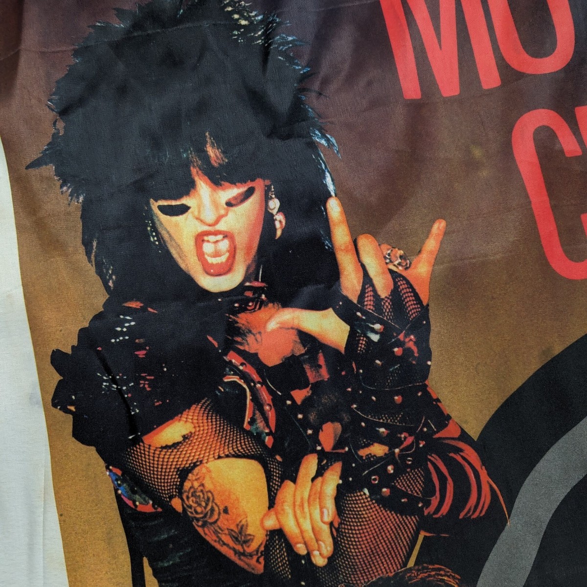 1984 Motley Crue Fabric Poster Tapestry Shout At The Devil Vintage