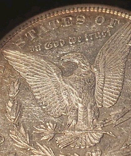 Has Toning 1881-S Morgan Dollar $1 Historic Coins of the United States - Imagen 20 de 24