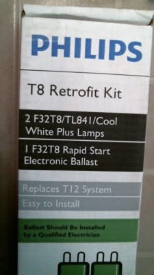 Philips E32T8/TL841 Advance Transformer T8 Retrofit Conversion Kit, Free Ship