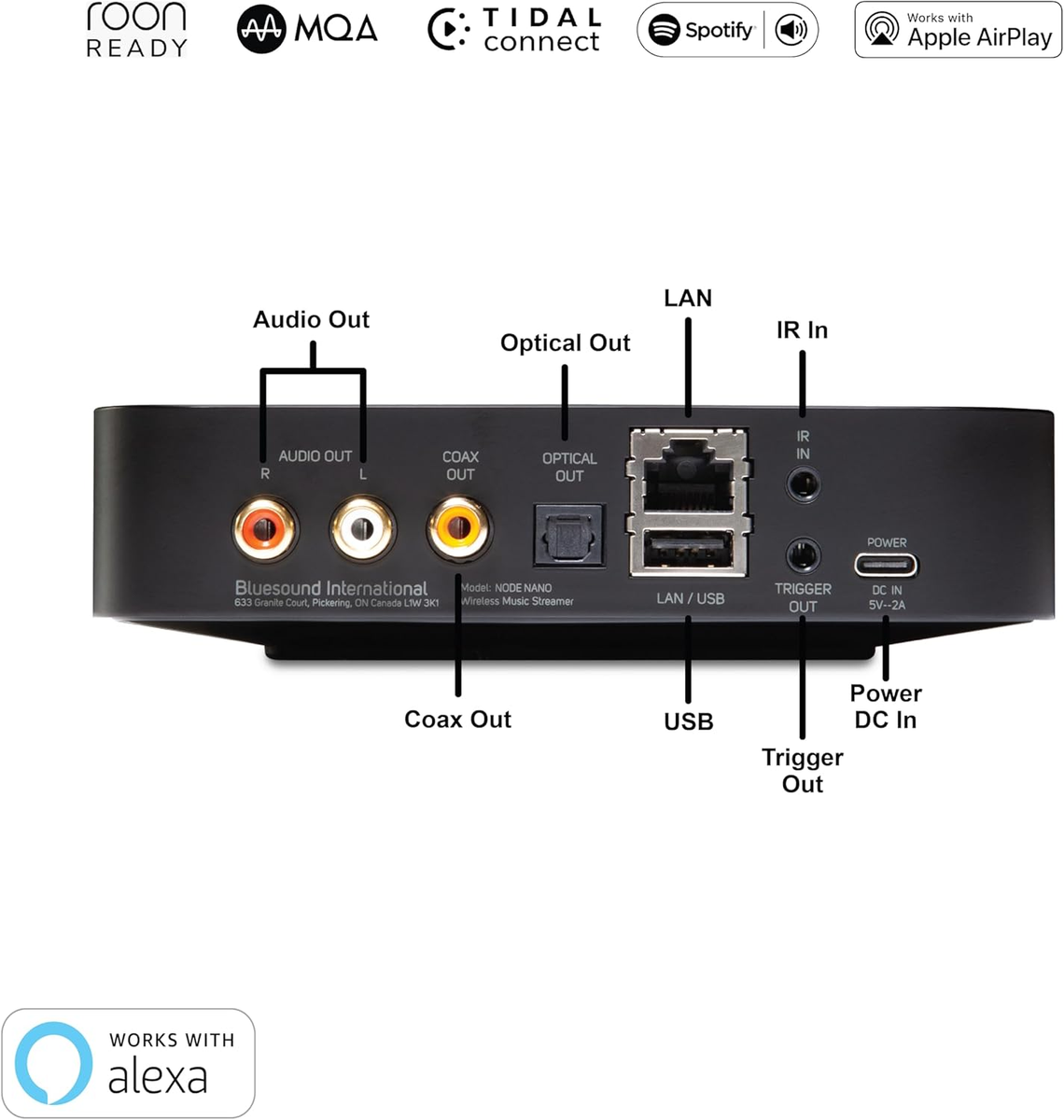 Node Nano Wireless High Resolution Multi-Room Music Streamer | eBay