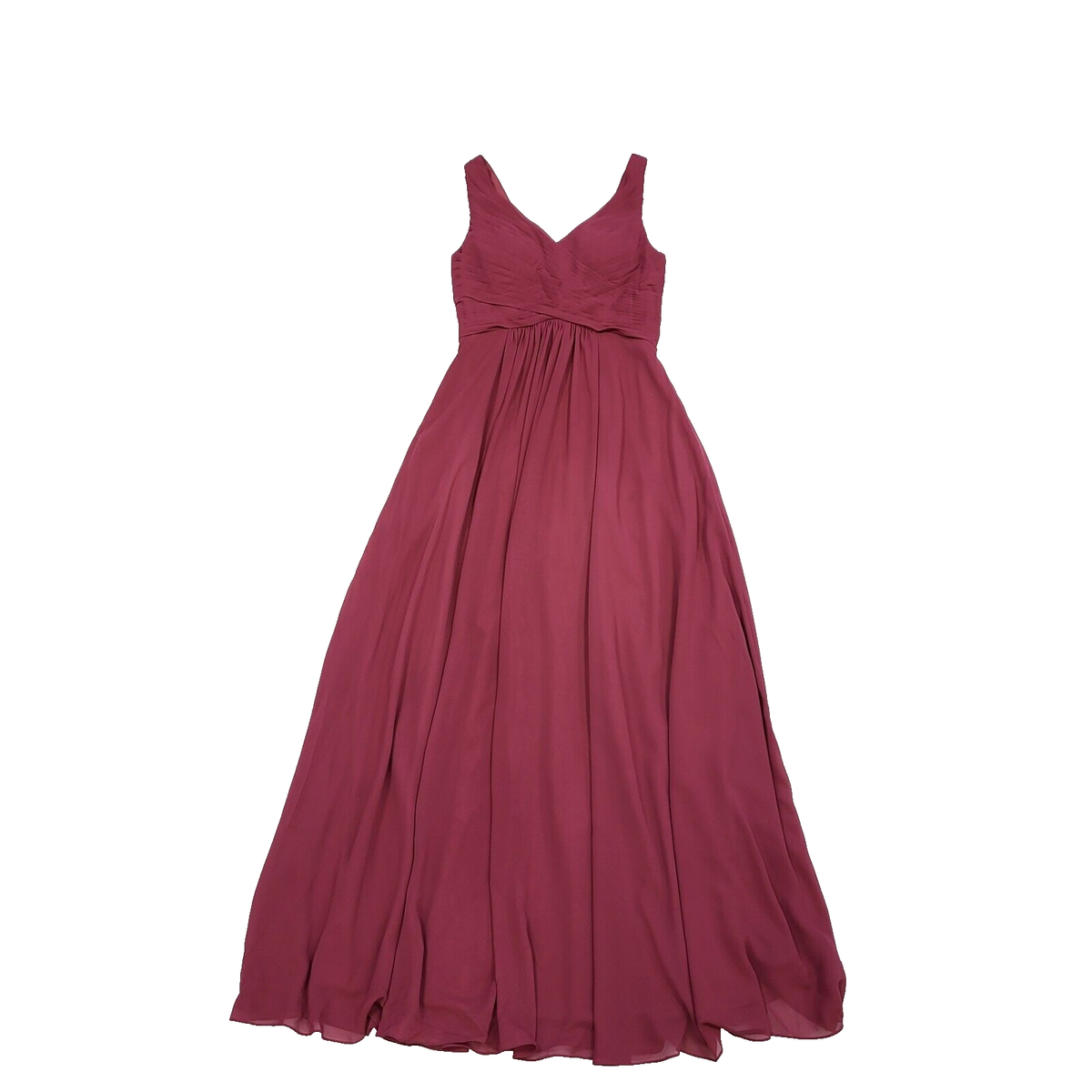 JJ'S House Burgundy Maxi Evening Formal Dress Women's UK 10 BNWT