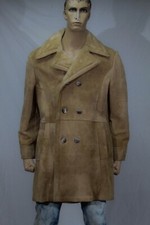 Vintage William Barry Men's suede leather jacket US L-42 Made in the USA
